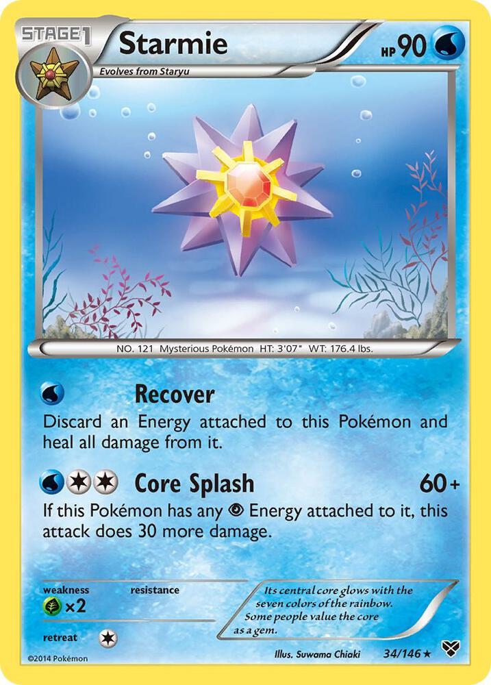 Pokemon Starmie 34/146 XY