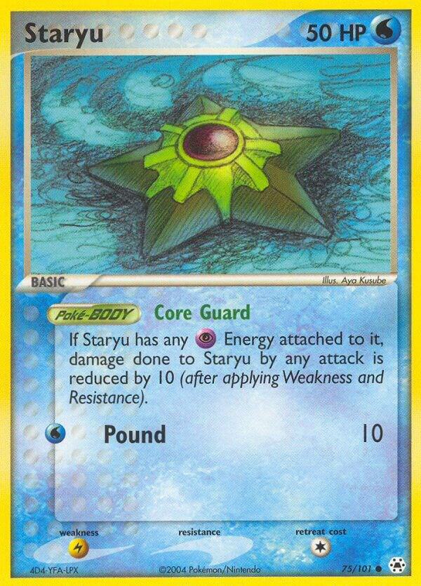 Pokemon Staryu 75/101 Hidden Legends