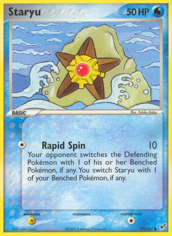 Pokemon Staryu 77/107 Deoxys