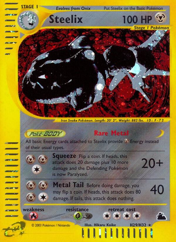 Pokemon Steelix H29/144 Skyridge