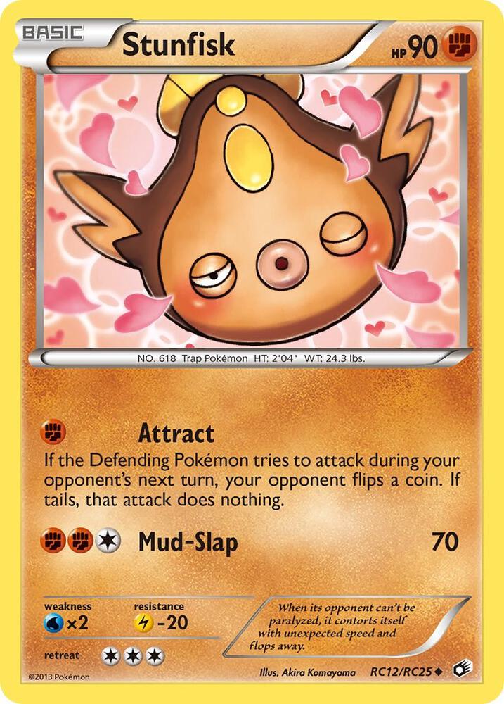 Pokemon Stunfisk RC12/RC25 Legendary Treasures