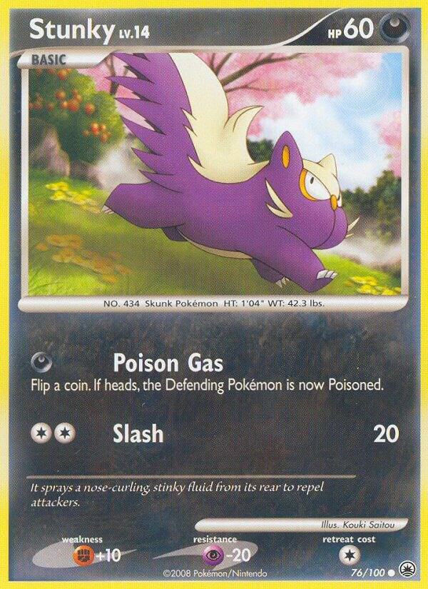 Pokemon Stunky 76/100 Majestic Dawn