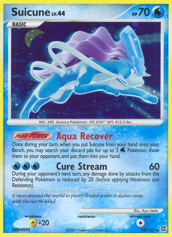 Pokemon Suicune 19/132 Secret Wonders