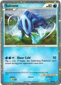 Pokemon Suicune HGSS21 HGSS Black Star Promos