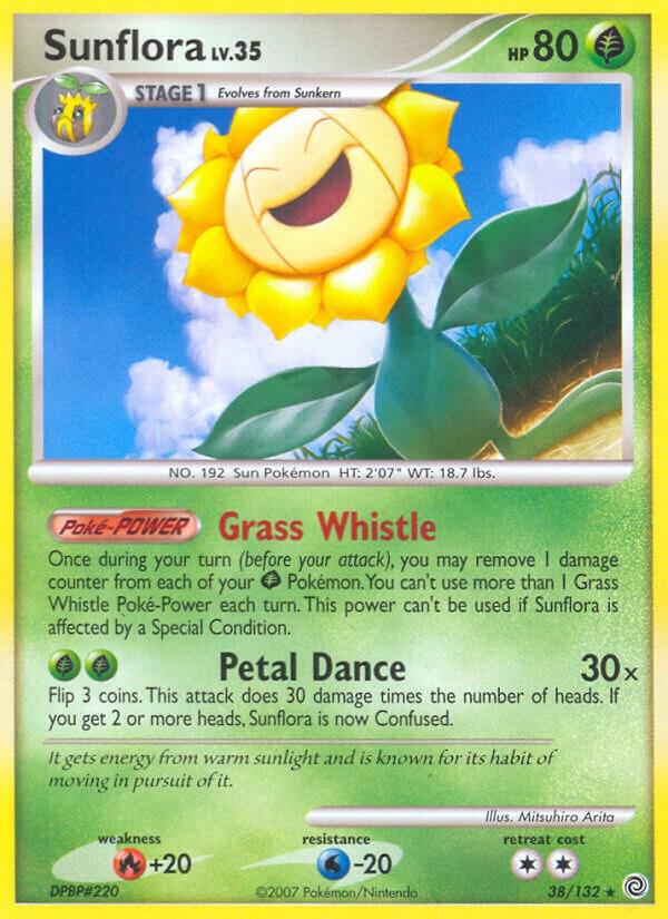 Pokemon Sunflora 38/132 Secret Wonders