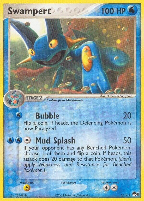 Pokémon Swampert 5/17 POP Series 1