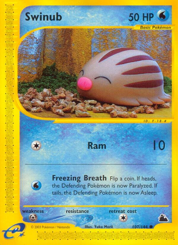 Pokemon Swinub 107/144 Skyridge