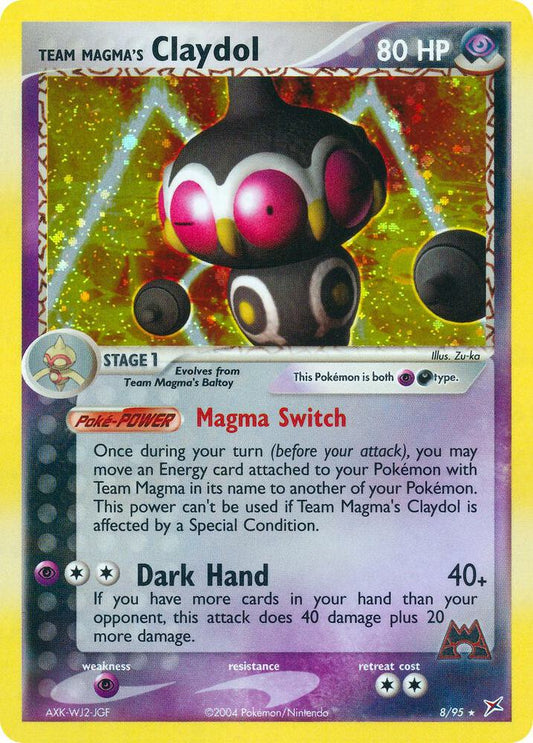 Pokemon Team Magma's Claydol 8/95 Team Magma vs Team Aqua
