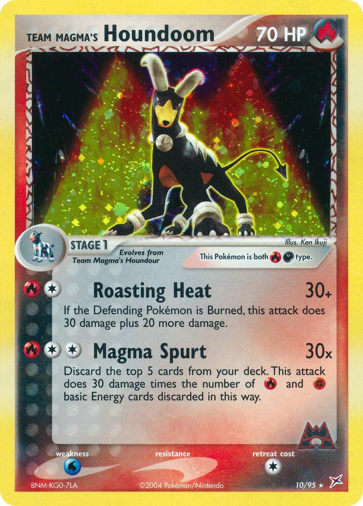 Pokemon Team Magma's Houndoom 10/95 Team Magma vs Team Aqua
