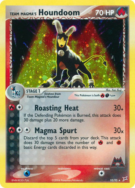 Pokemon Team Magma's Houndoom 10/95 Team Magma vs Team Aqua