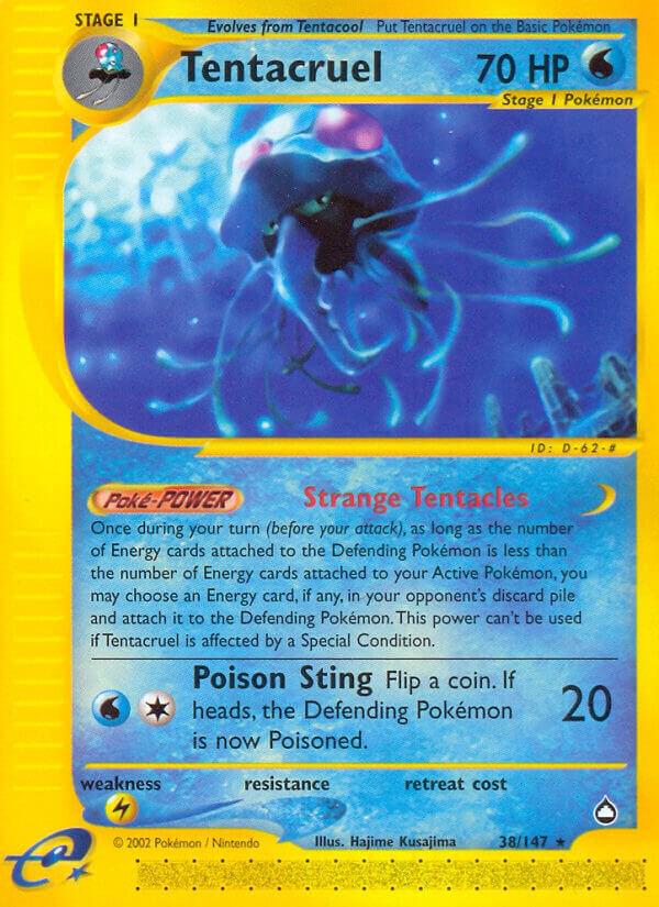 Pokemon Tentacruel 38/147 Aquapolis