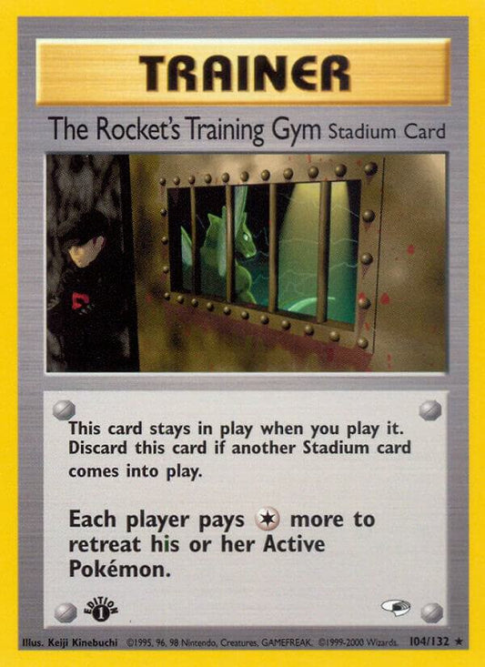 Pokemon The Rocket's Training Gym 104/132 Gym Heroes