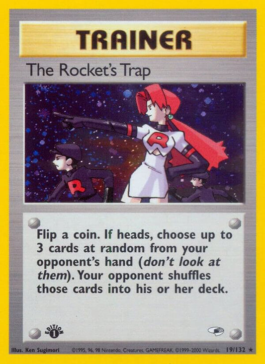 Pokemon The Rocket's Trap 19/132 Gym Heroes