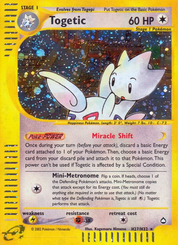 Pokemon Togetic H27/147 Aquapolis
