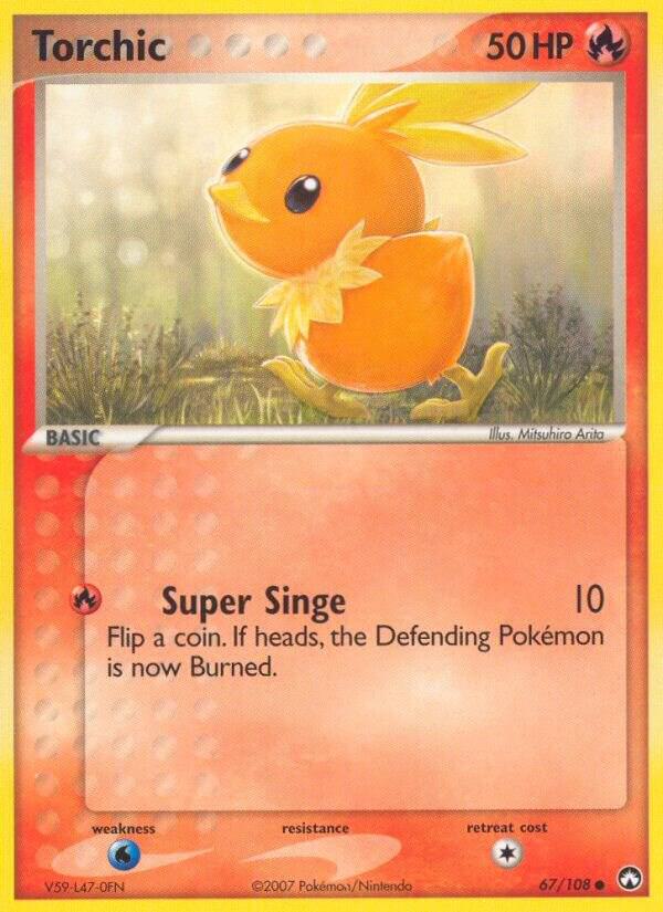 Pokemon Torchic 67/108 Power Keepers