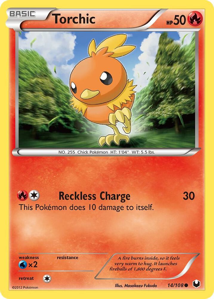 Pokemon Torchic 14/108 Dark Explorers