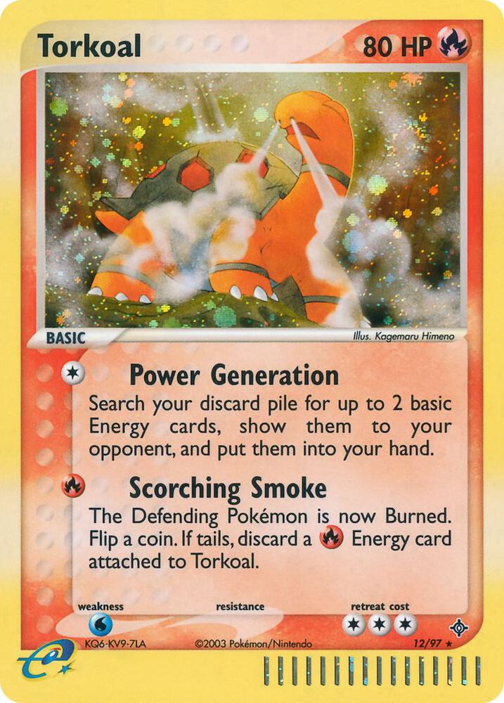 Pokemon Torkoal 12/100 Dragon