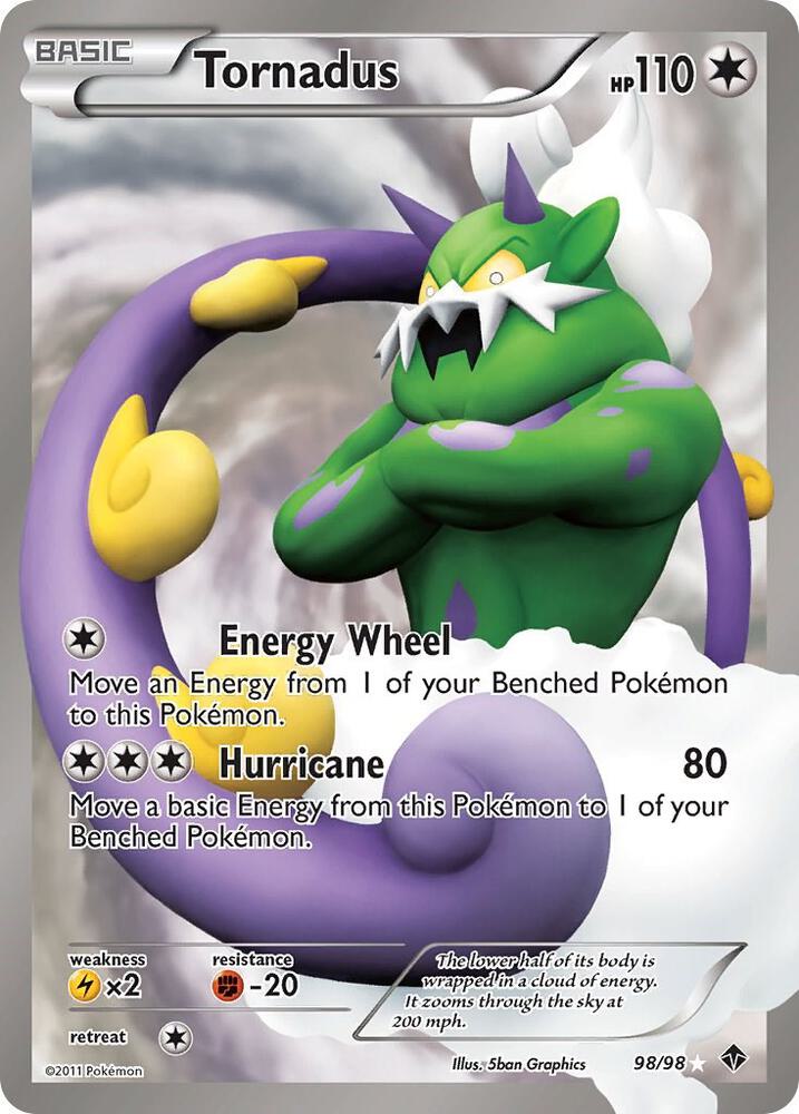 Pokemon Tornadus 98/98 Emerging Powers