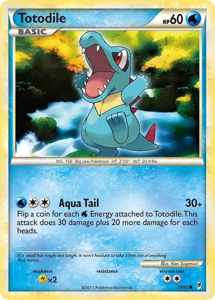 Pokemon Totodile 74/95 Call of Legends