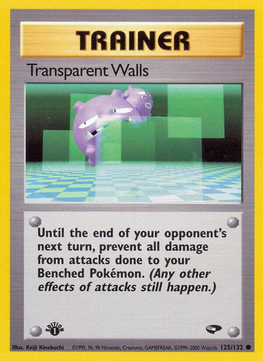 Pokemon  Transparent Walls 125/132 Gym Challenge