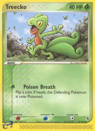 Pokemon Treecko 75/109 EX Ruby & Sapphire
