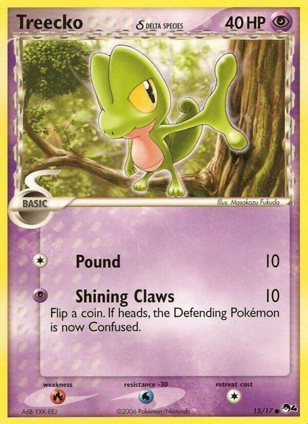Pokemon Treecko δ 15/17 POP Series 4