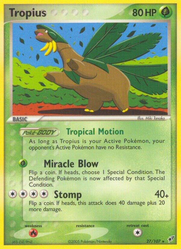 Pokemon Tropius 27/107 Deoxys