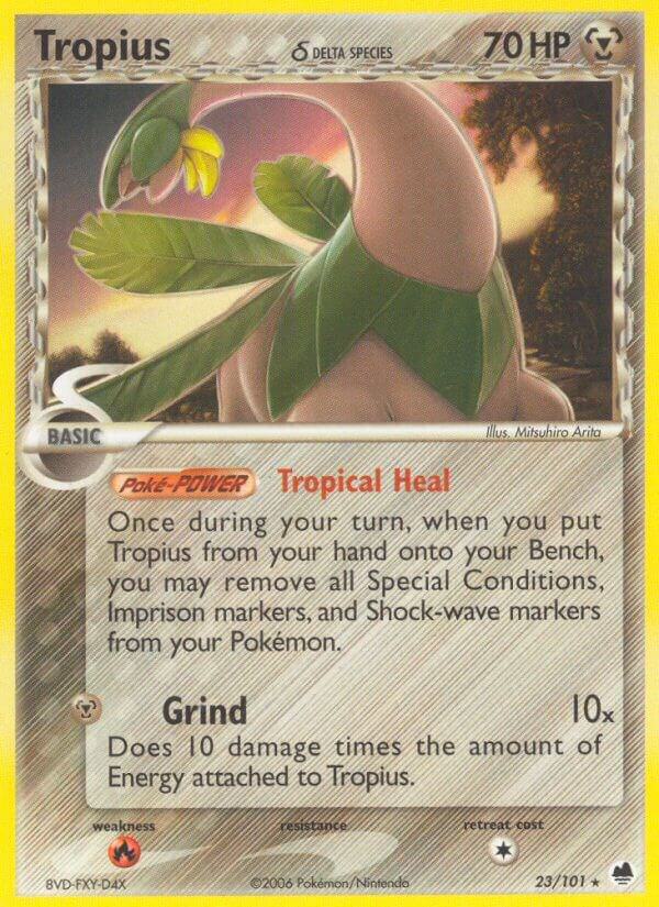 Pokemon Tropius δ 23/101 Dragon Frontiers
