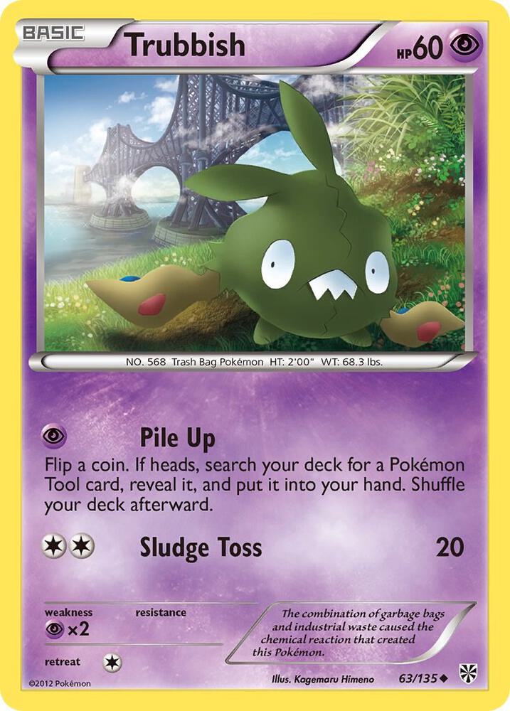 Pokemon Trubbish 63/135 Plasma Storm