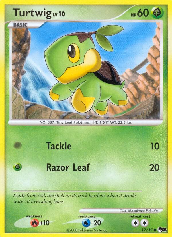 Pokemon Turtwig 17/17 POP Series 8