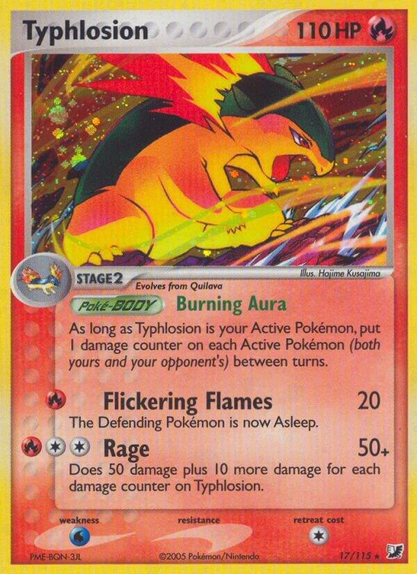 Pokemon Typhlosion 17/115 Unseen Forces