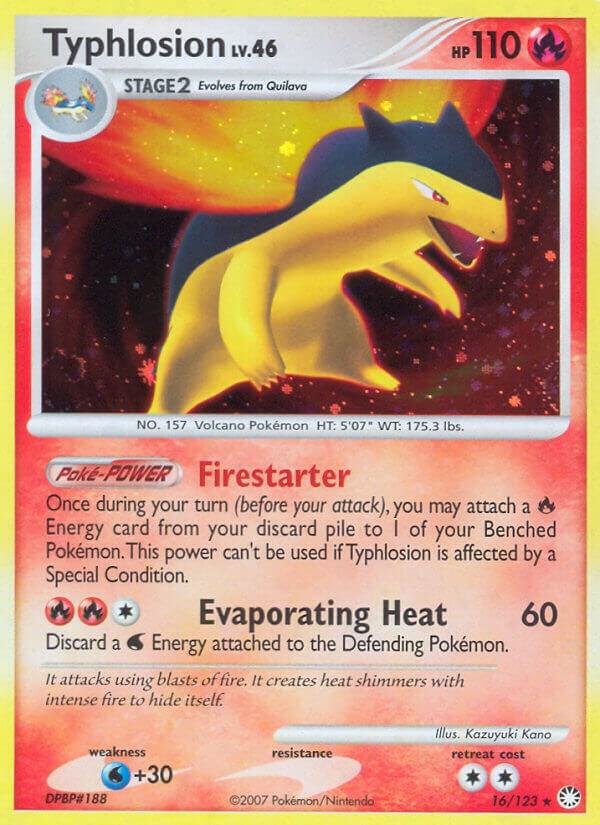 Pokemon Typhlosion 16/123 Mysterious Treasures