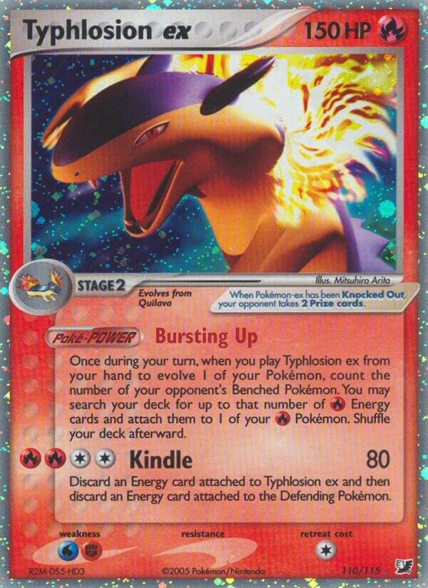 Pokemon Typhlosion ex 110/115 Unseen Forces
