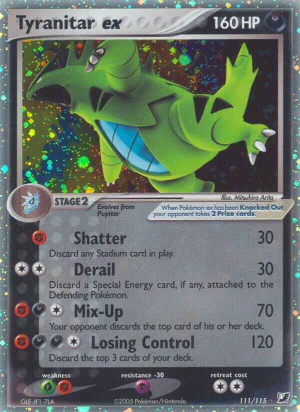 Pokemon Tyranitar ex 111/115 Unseen Forces