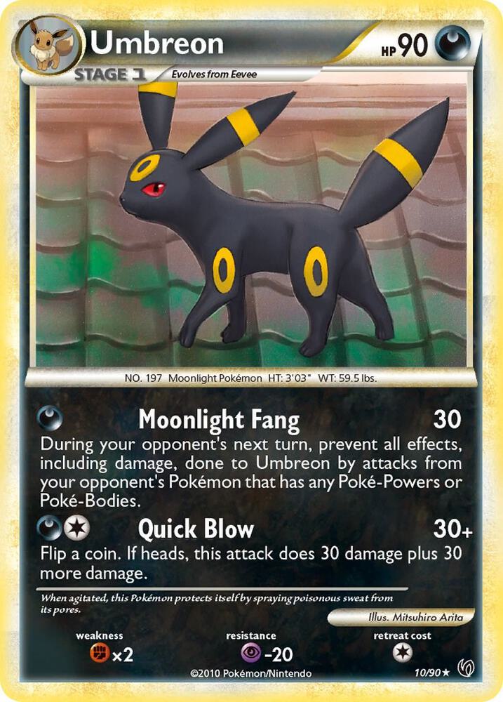 Pokemon Umbreon 10/90 Undaunted