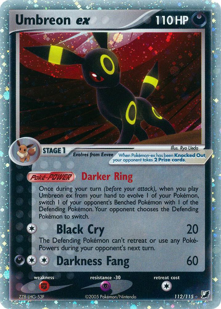 Pokemon Umbreon ex 112/115 Unseen Forces