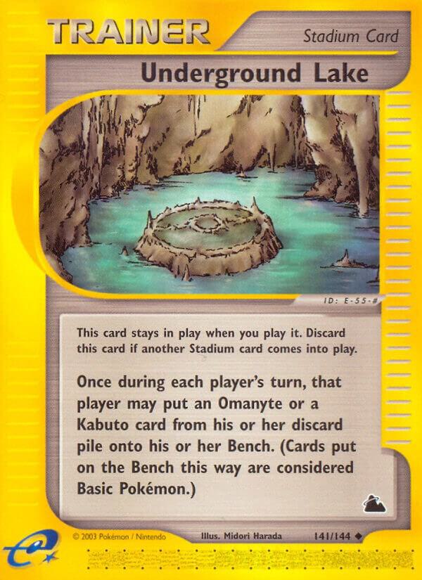 Pokemon Underground Lake 141/144 Skyridge