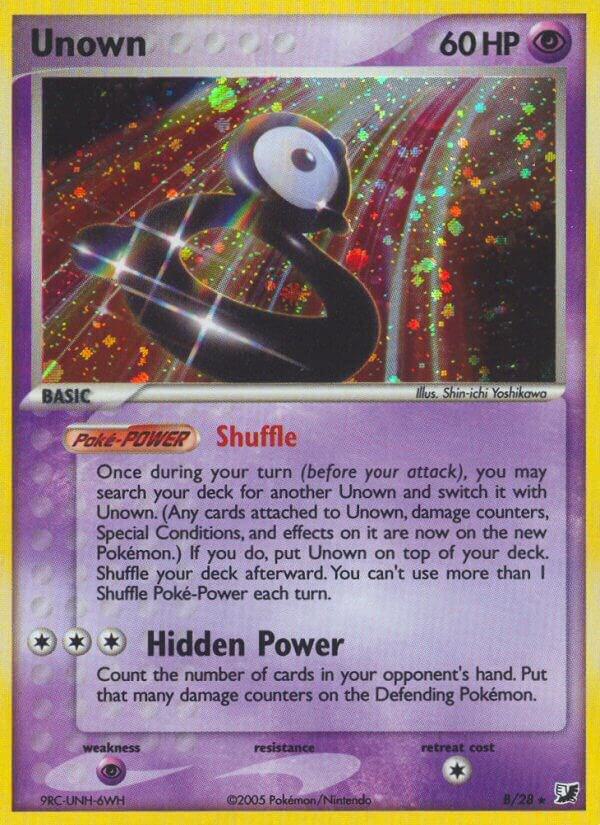 Pokemon Unown B/28 Unseen Forces