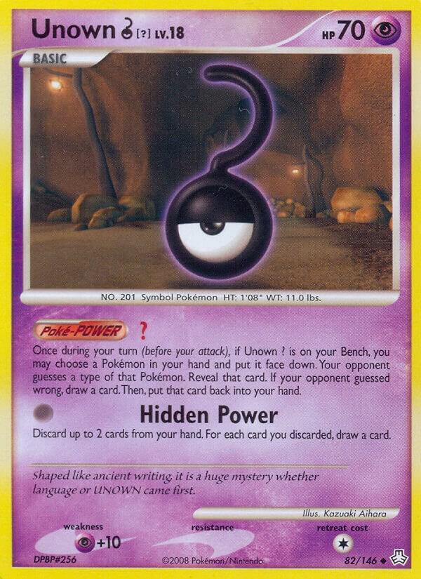 Pokemon Unown ? 82/146 Legends Awakened