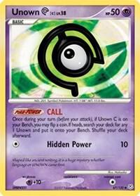 Pokemon Unown C 67/130 Diamond & Pearl