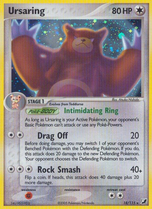 Pokemon Ursaring 18/115 Unseen Forces