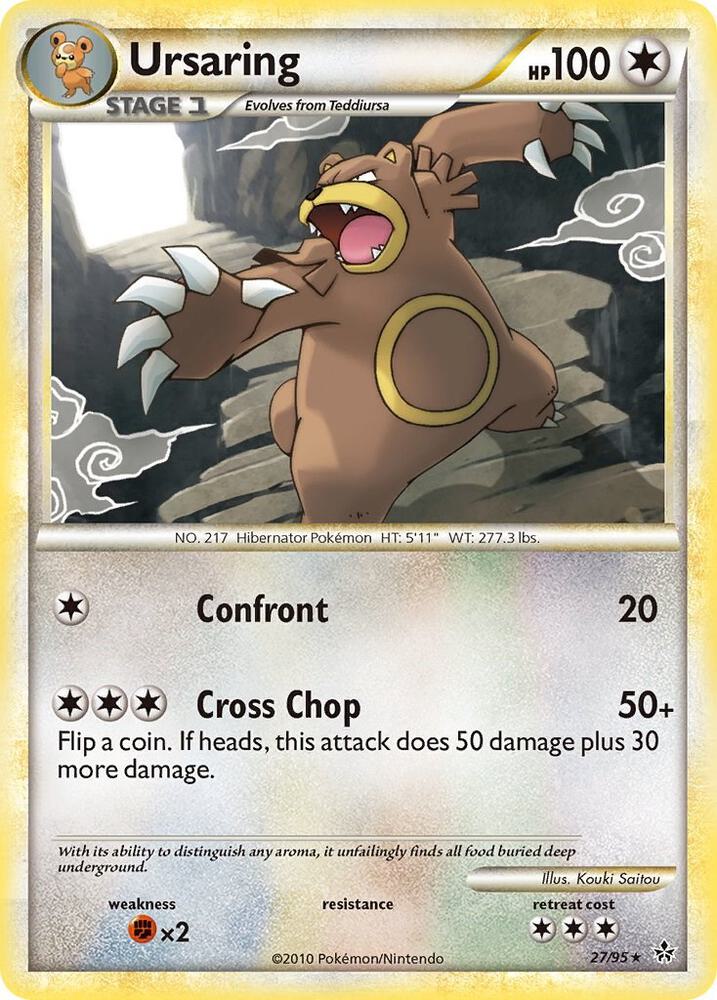 Pokemon Ursaring 27/95 Unleashed