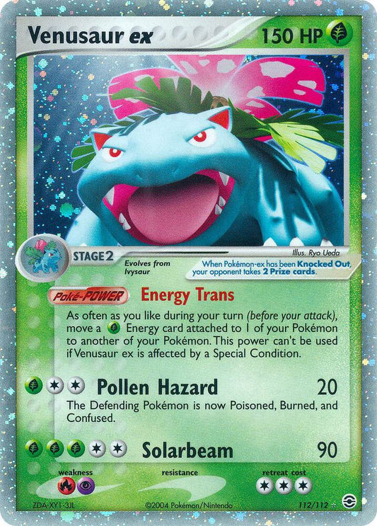 Pokemon Venusaur ex 112/112 FireRed & LeafGreen