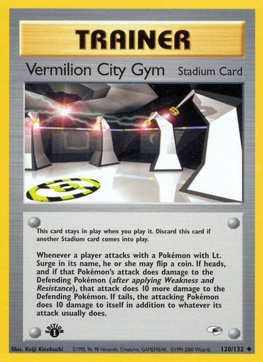 Pokemon Vermilion City Gym 120/132 Gym Heroes