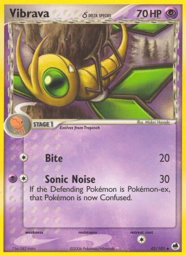 Pokemon Vibrava δ 42/101 Dragon Frontiers
