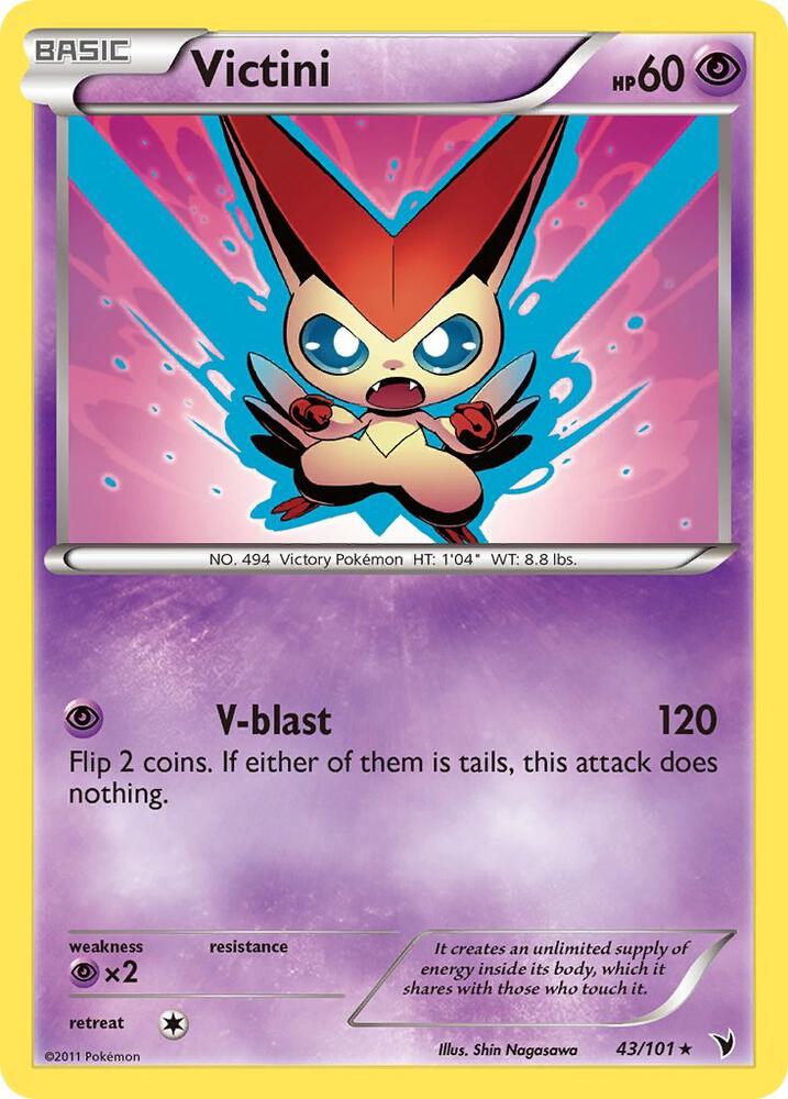 Pokemon Victini 43/101 Noble Victories