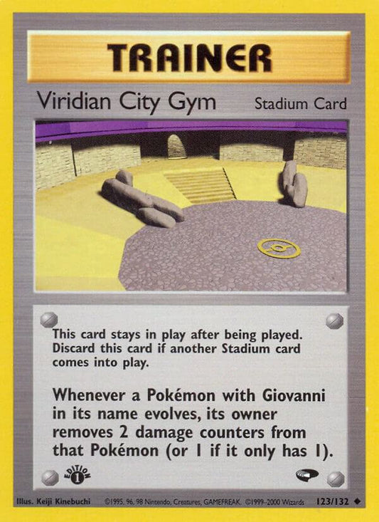 Pokemon  Viridian City Gym 123/132 Gym Challenge