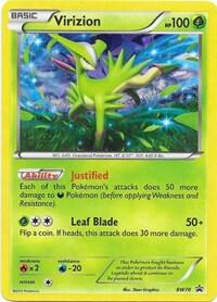 Pokemon Virizion BW70 BW Black Star Promos