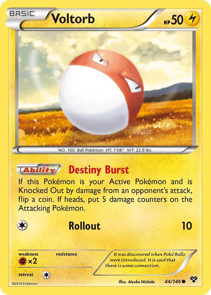 Pokemon Voltorb 44/146 XY