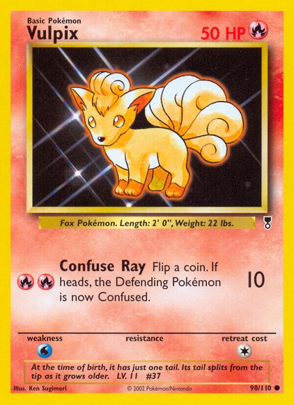 Pokemon Vulpix 98/110 Legendary Collection